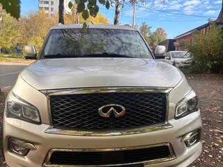 2015 Infiniti QX80 I Рестайлинг, серебристый, 3300000 рублей, вид 1