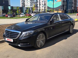 2015 Mercedes-Benz S-Класс 500 Long VI (W222, C217), чёрный, 4300000 рублей, вид 2