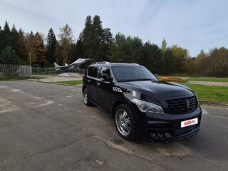2013 Infiniti QX56 II, чёрный, 1877000 рублей, вид 2