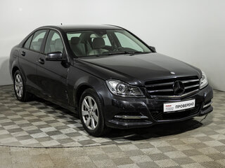 2012 Mercedes-Benz C-Класс 180 BlueEFFICIENCY III (W204) Рестайлинг, чёрный, 1399700 рублей, вид 3