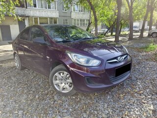 2012 Hyundai Solaris I, фиолетовый, 790000 рублей, вид 1