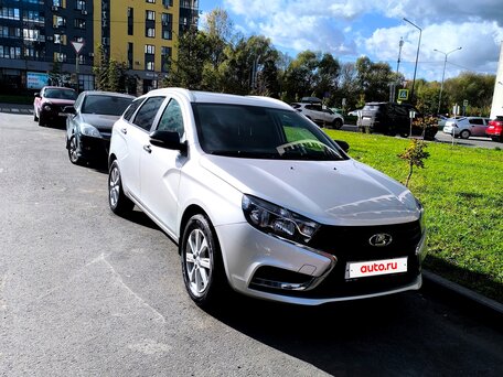 2021 Lada (ВАЗ) Vesta SW I, серый, 975000 рублей, вид 4