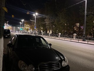 2007 Hyundai Sonata ТагАЗ IV (EF) Рестайлинг, чёрный, 360000 рублей, вид 3