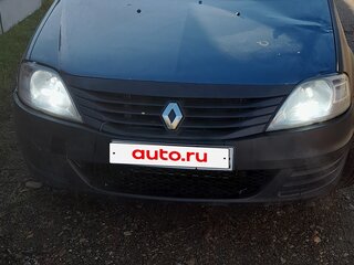 2011 Renault Logan I Рестайлинг, синий, 220000 рублей, вид 1