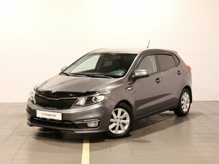 2016 Kia Rio III Рестайлинг, серый, 1140000 рублей, вид 2