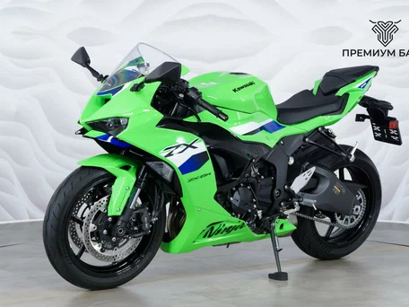 2026 Kawasaki ZX-6R Ninja, зелёный, 1477000 рублей, вид 3