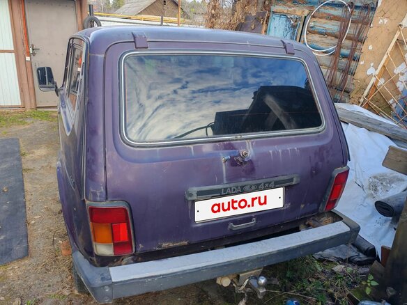 1996 Lada (ВАЗ) 2121 (4x4) I Рестайлинг, фиолетовый, 210000 рублей - вид 3