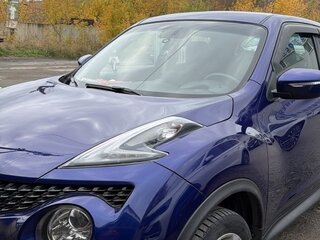 2017 Nissan Juke I Рестайлинг, синий, 1380000 рублей, вид 4