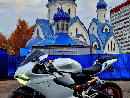 2015 Ducati 899 Panigale, белый, 1050000 рублей, вид 1