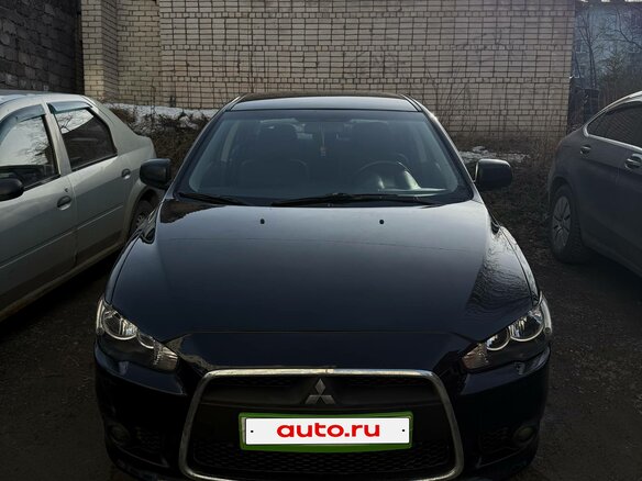 2013 Mitsubishi Lancer X Рестайлинг, чёрный, 899000 рублей