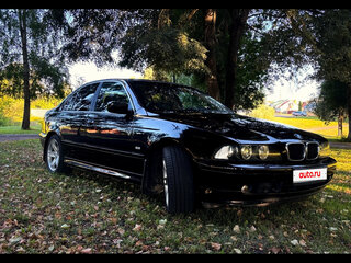 2001 BMW 5 серии 525i IV (E39) Рестайлинг, чёрный, 780000 рублей, вид 3