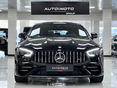 2025 Mercedes-Benz AMG GT 4-Door Coupe 43 I, чёрный, 12999000 рублей, вид 2