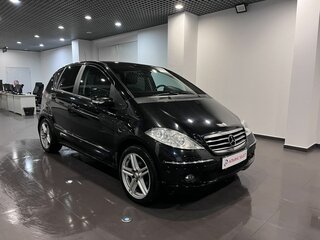 2006 Mercedes-Benz A-Класс 200 II (W169), чёрный, 530000 рублей, вид 1
