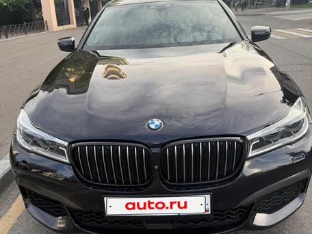 2018 BMW 7 серии 750d xDrive VI (G11/G12), чёрный, 4350000 рублей, вид 3