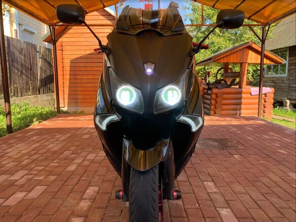 2012 Yamaha TMAX, чёрный, 520000 рублей - вид 7