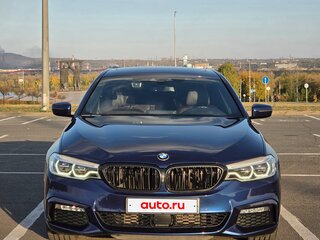 2018 BMW 5 серии 530d VII (G30/G31/G38), синий, 4400000 рублей, вид 3