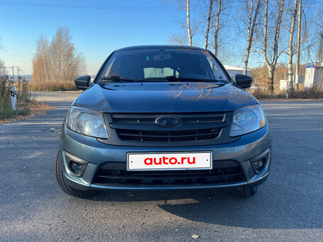 2014 Lada (ВАЗ) Granta I, серый, 370000 рублей, вид 2