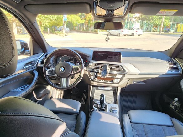 2019 BMW X3 M40d III (G01), синий, 5900000 рублей - вид 10