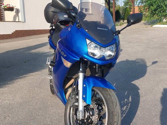 2007 Kawasaki ER-6F (Ninja 650R), синий, 350000 рублей - вид 3