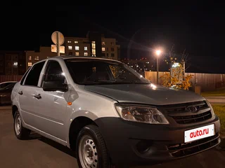 2012 Lada (ВАЗ) Granta I, серебристый, 149000 рублей, вид 3