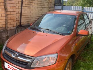 2014 Lada (ВАЗ) Granta I, оранжевый, 450000 рублей, вид 1