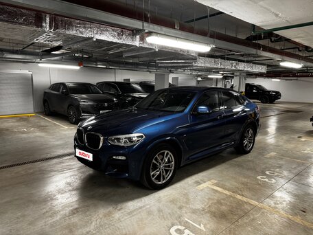 2019 BMW X4 20d II (G02), синий, 4250000 рублей, вид 3