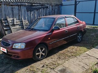 2009 Hyundai Accent ТагАЗ II, красный, 330000 рублей, вид 1