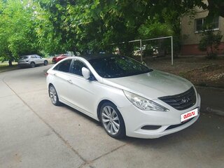 2011 Hyundai Sonata VI (YF), белый, 490000 рублей, вид 4