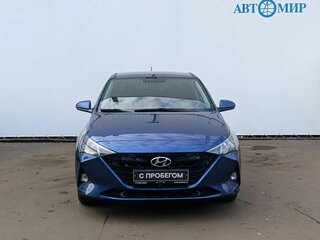 2022 Hyundai Solaris II Рестайлинг, синий, 1499000 рублей, вид 2