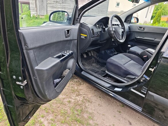 2009 Hyundai Getz I Рестайлинг, чёрный, 425000 рублей - вид 6