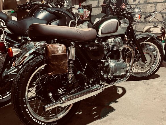 2006 Kawasaki W 650, зелёный, 640000 рублей