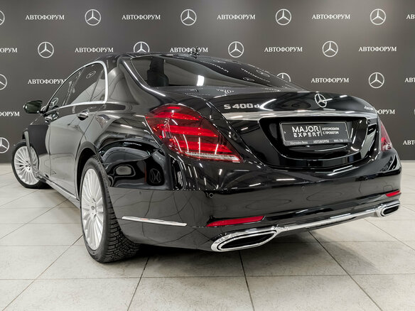 2019 Mercedes-Benz S-Класс 400 d VI (W222, C217) Рестайлинг, чёрный - вид 5