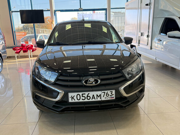 2020 Lada (ВАЗ) Granta I Рестайлинг, чёрный, 625000 рублей - вид 1