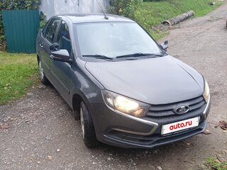 2019 Lada (ВАЗ) Granta I Рестайлинг, серебристый, 550000 рублей, вид 2