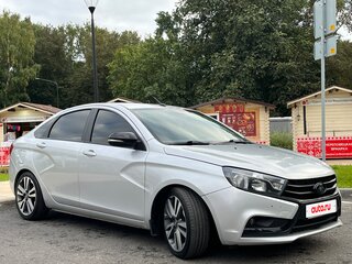 2017 Lada (ВАЗ) Vesta I, серебристый, 780000 рублей, вид 2