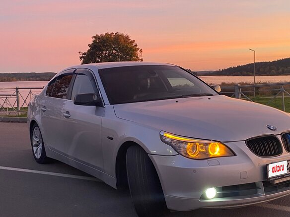2006 BMW 5 серии 525i V (E60/E61), серебристый, 1200000 рублей - вид 2