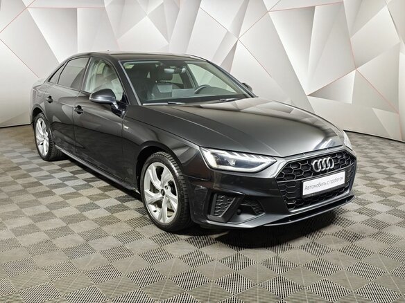 2020 Audi A4 35 TFSI V (B9) Рестайлинг, чёрный, 2675000 рублей - вид 2