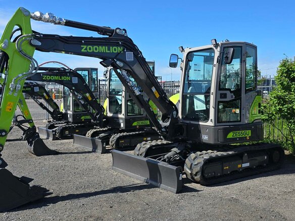 2026 Zoomlion ZE55GU, зелёный, 4450000 рублей