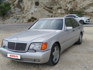 1995 Mercedes-Benz S-Класс 420 III (W140) Рестайлинг, серебристый, 670000 рублей, вид 2