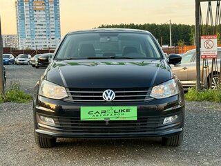 2019 Volkswagen Polo V Рестайлинг, чёрный, 1579000 рублей, вид 5