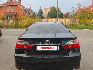2015 Toyota Camry VII (XV50) Рестайлинг, чёрный, 1750000 рублей, вид 4