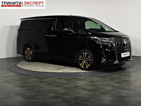 2019 Toyota Alphard III Рестайлинг, чёрный, 5797000 рублей, вид 3