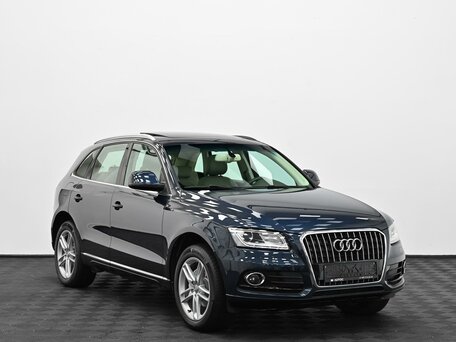 2014 Audi Q5 I (8R) Рестайлинг, синий, 1789000 рублей, вид 1