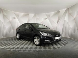 2017 Hyundai Solaris II, чёрный, 1190000 рублей, вид 3
