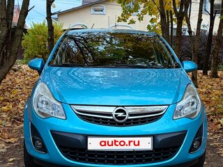 2012 Opel Corsa D Рестайлинг II, синий, 749000 рублей, вид 1