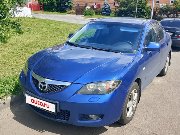 2007 Mazda 3 I (BK) Рестайлинг, синий, 500000 рублей