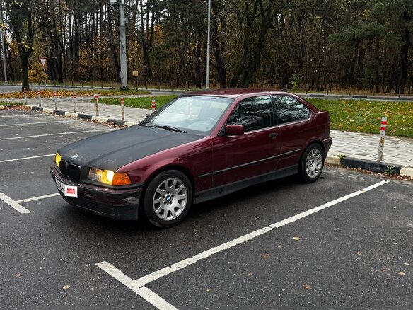 1997 BMW 3 серии Compact 318i III (E36), пурпурный, 300000 рублей