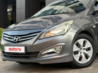 2016 Hyundai Solaris I Рестайлинг, серый, 845000 рублей, вид 3