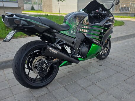 2017 Kawasaki ZX-14R, зелёный, 1061310 рублей, вид 1