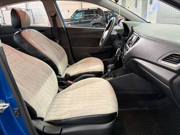 2020 Hyundai Solaris II, синий, 1527000 рублей - вид 14